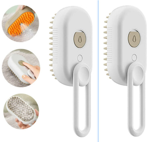 Pet Steam Brush | 3 In 1 Electric Spray
