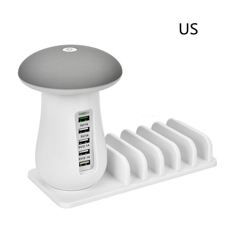 Mushroom Lamp LED - USB Charger